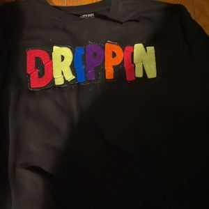 drippin crewneck black pike